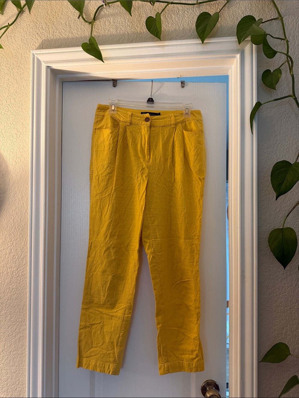New York & Company Mustard Yellow Pants